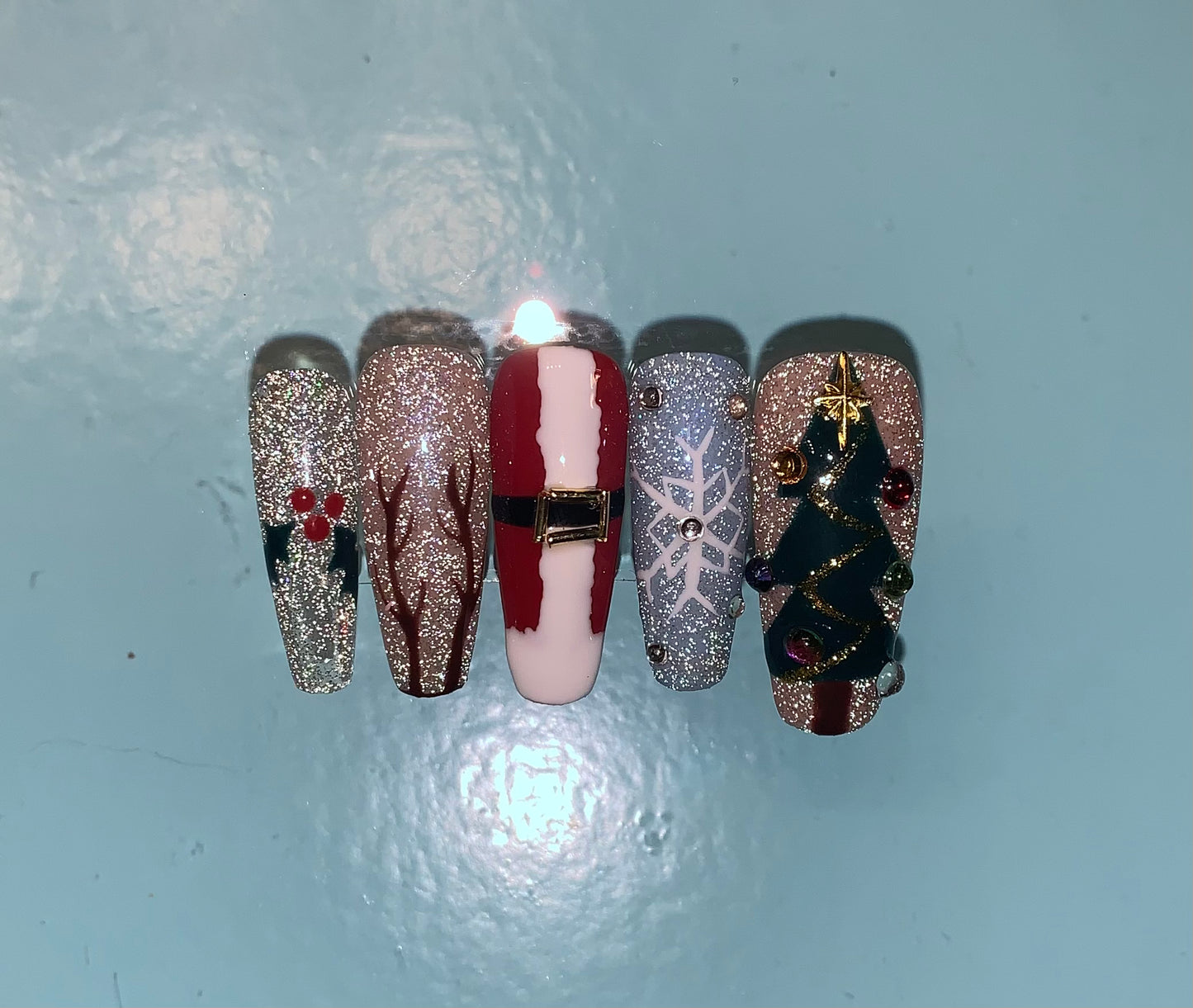 Feels Like Christmas Press On Nails