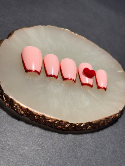 Soft Valentine Press On Nails