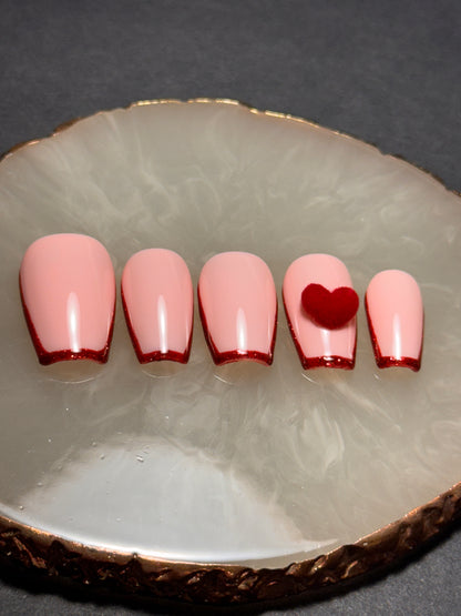 Soft Valentine Press On Nails
