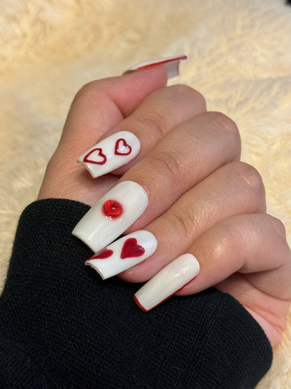 Love Letter Press On Nails