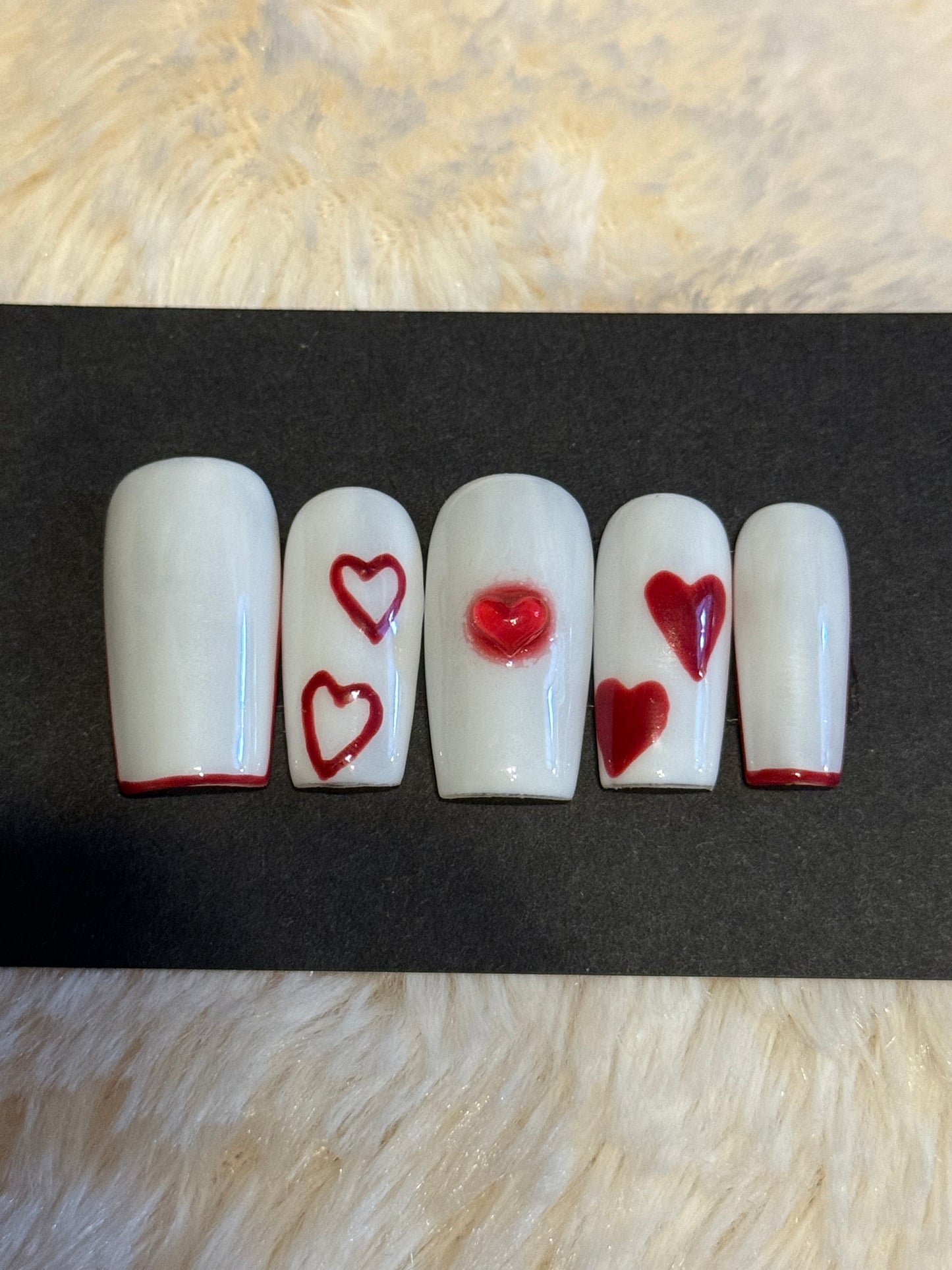 Love Letter Press On Nails