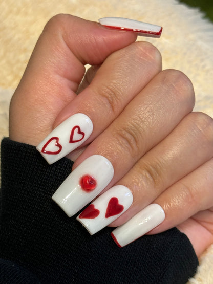 Love Letter Press On Nails